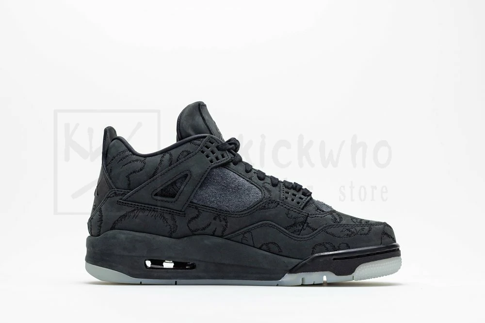 Godkiller KAWS x Air Jordan 4 Retro Black - Image 2