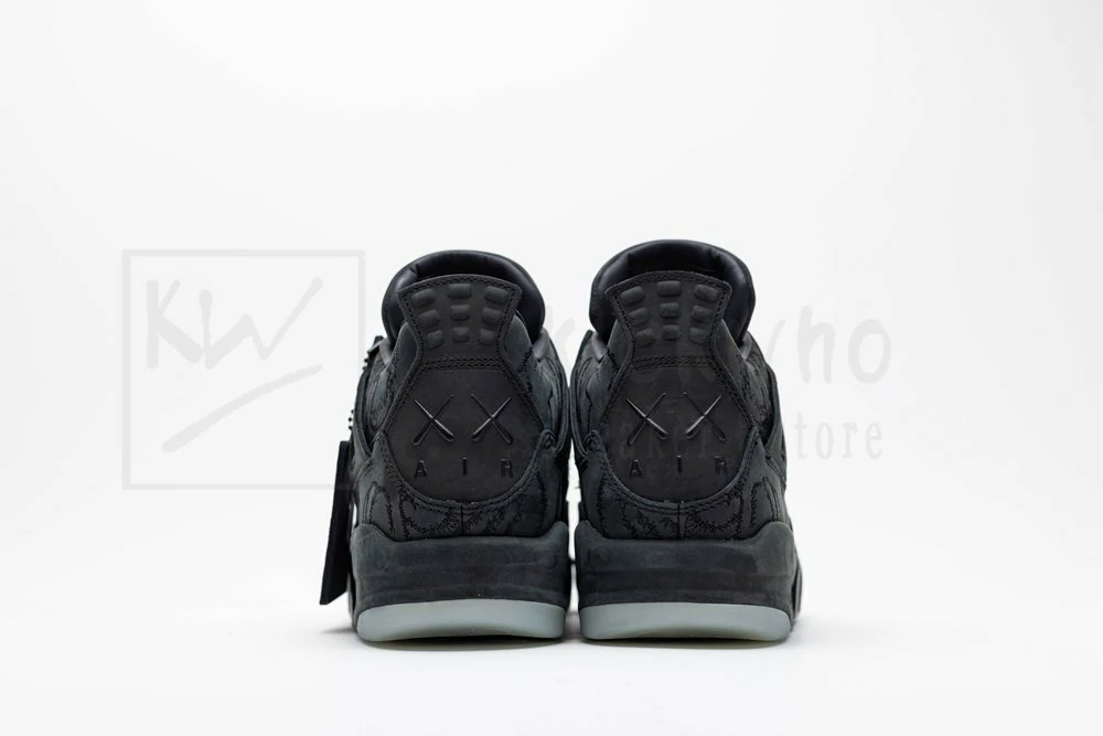 Godkiller KAWS x Air Jordan 4 Retro Black - Image 6