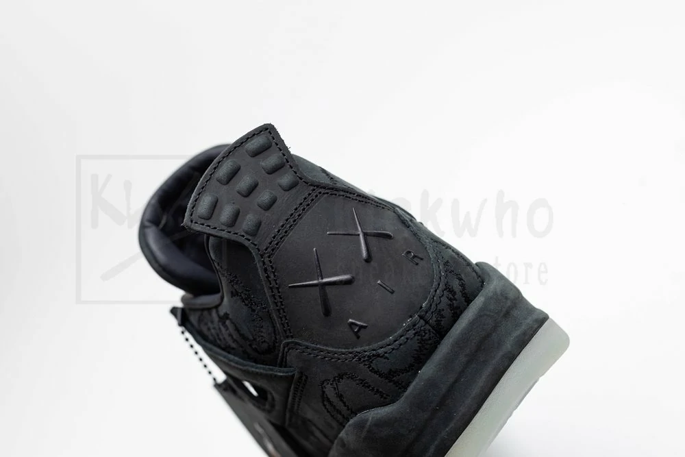 Godkiller KAWS x Air Jordan 4 Retro Black - Image 9