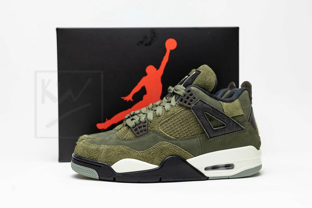 Godkiller Air Jordan 4 Retro SE Craft - Olive - Image 4