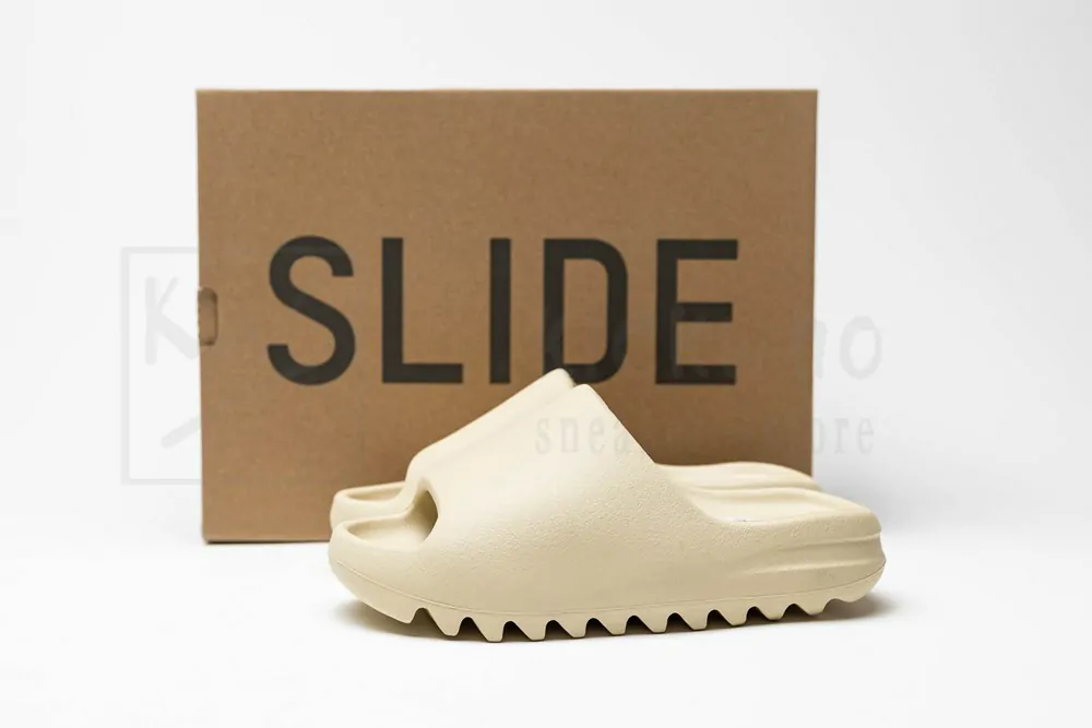 Godkiller Yeezy Slides 'Bone' 2022 (runs small, order one sizes up) - Image 7