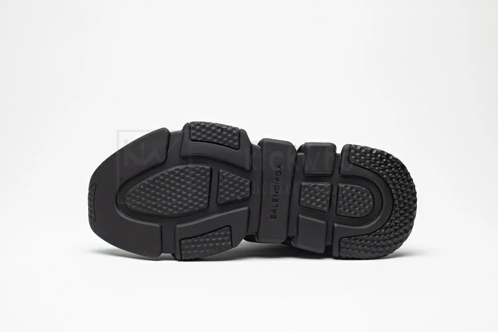 Balenciaga Speed Graffiti Trainers Black White Logo 605942W05GE1006 - Image 3