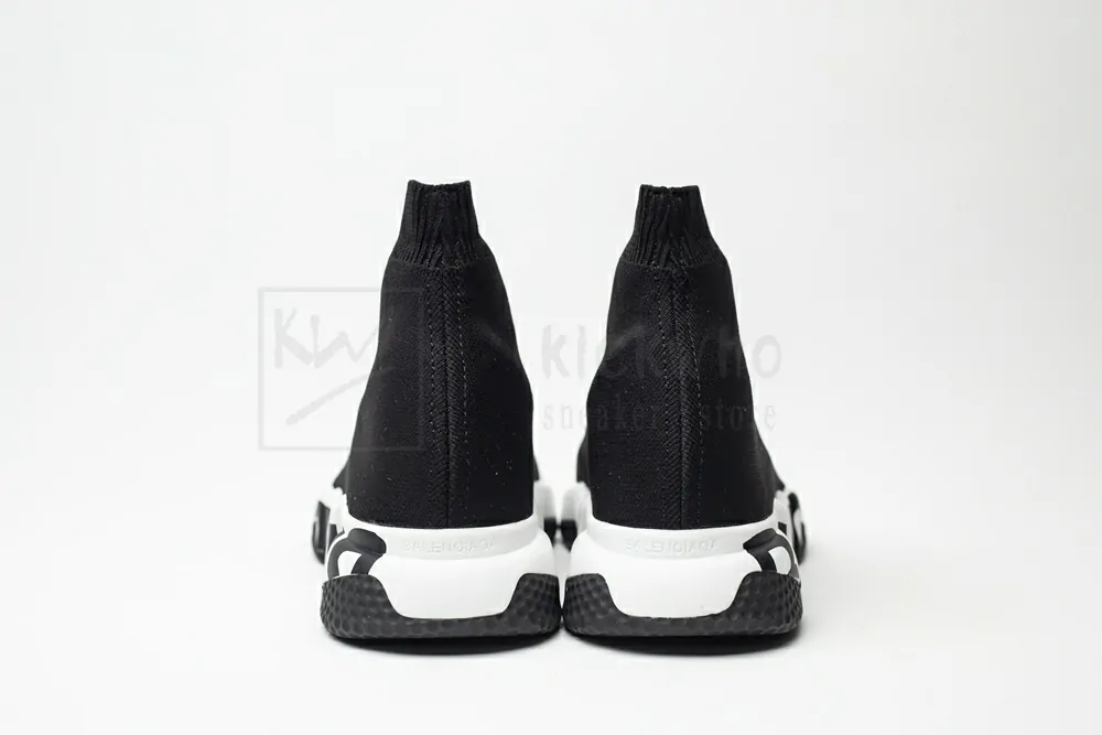 Balenciaga Speed Graffiti Trainers Black White 605972W05GE1015 - Image 6