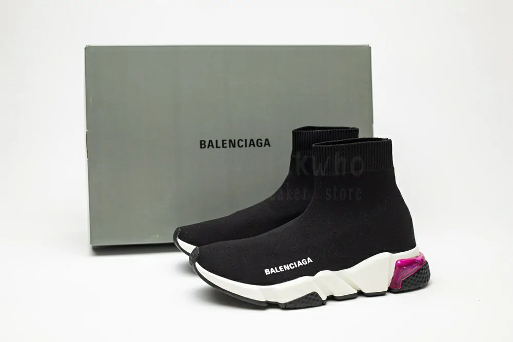 Balenciaga Speed Trainer Clearsole Pink 607543 W05GG 1014 - Image 4