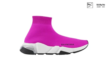 Balenciaga Wmns Speed Clear Sole Trainer 'Fuchsia' 607543W05GG5911