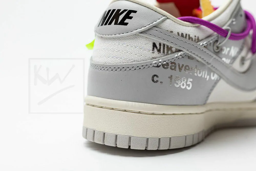 Off-White x Dunk Low 'Lot 45 of 50' - Image 8