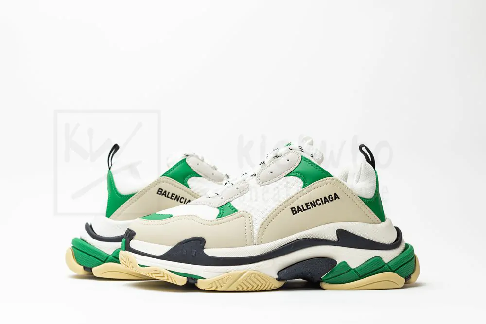 Balenciaga Triple S Sneaker 'White Green' - Image 5