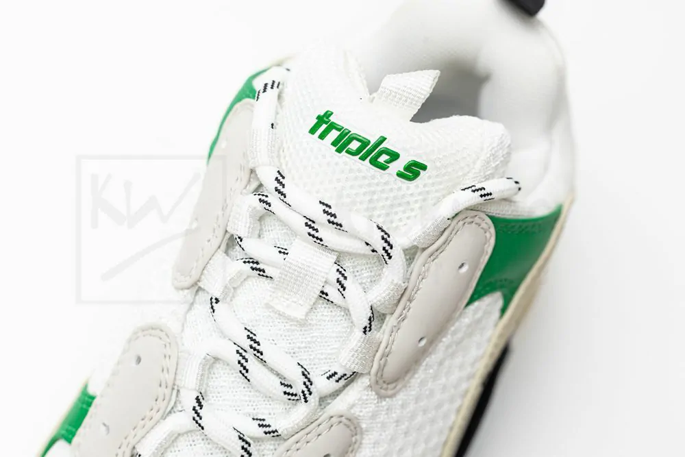 Balenciaga Triple S Sneaker 'White Green' - Image 9