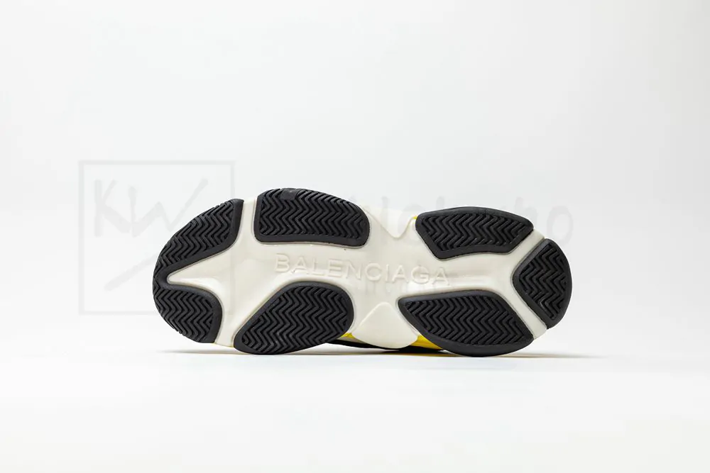 Balenciaga Wmns Triple S 'Black Yellow - Image 2
