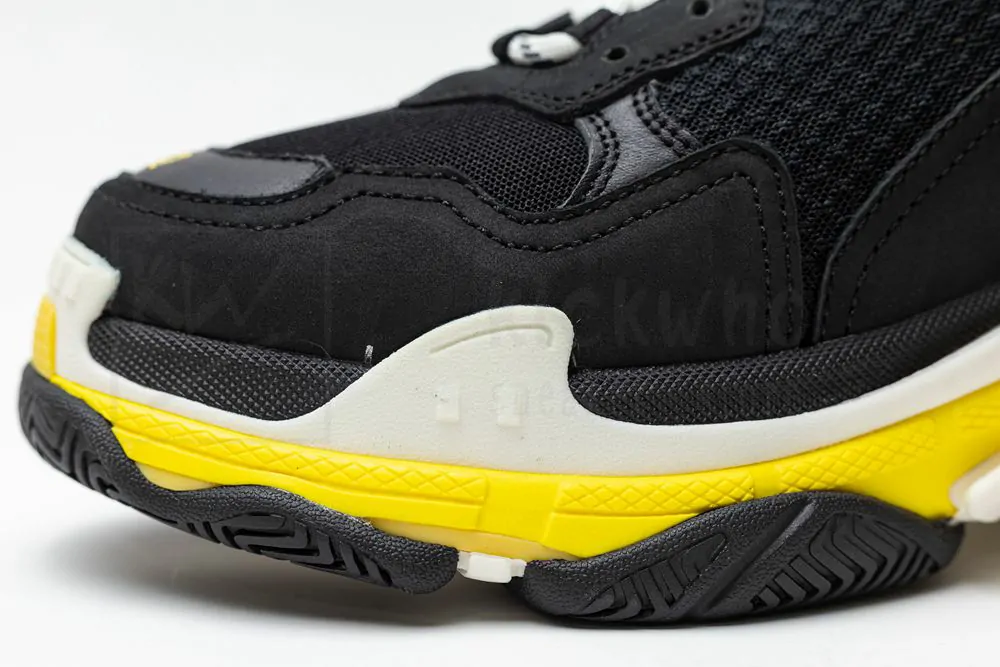 Balenciaga Wmns Triple S 'Black Yellow - Image 6