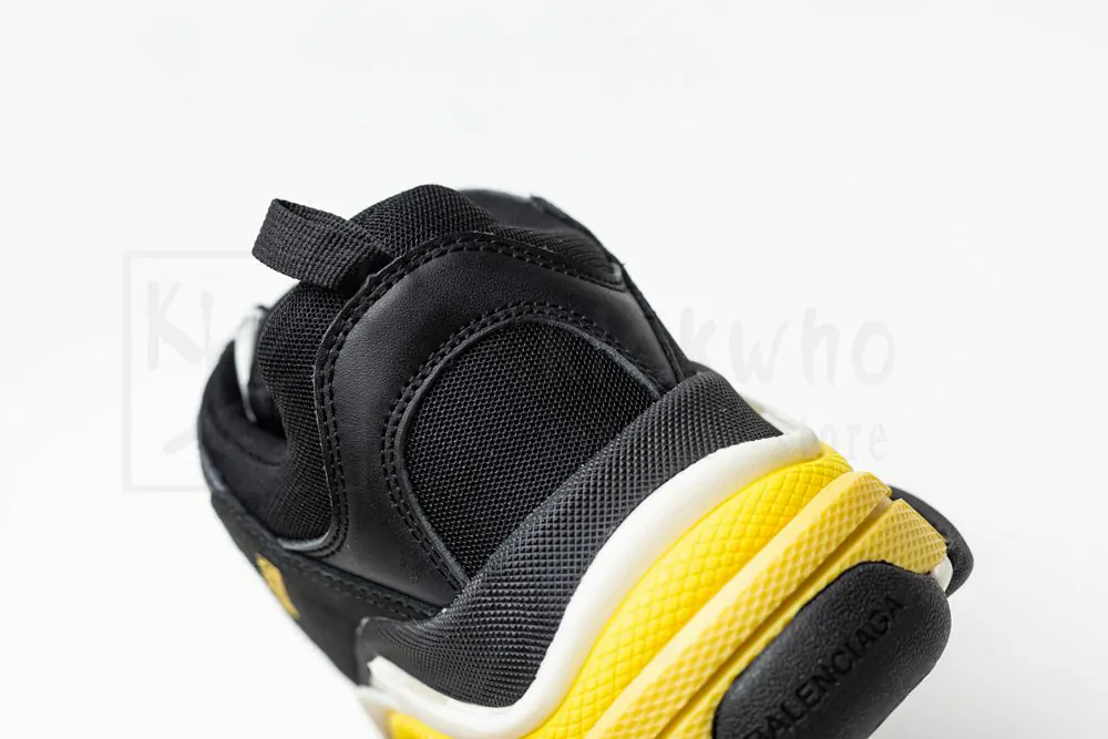 Balenciaga Wmns Triple S 'Black Yellow - Image 9
