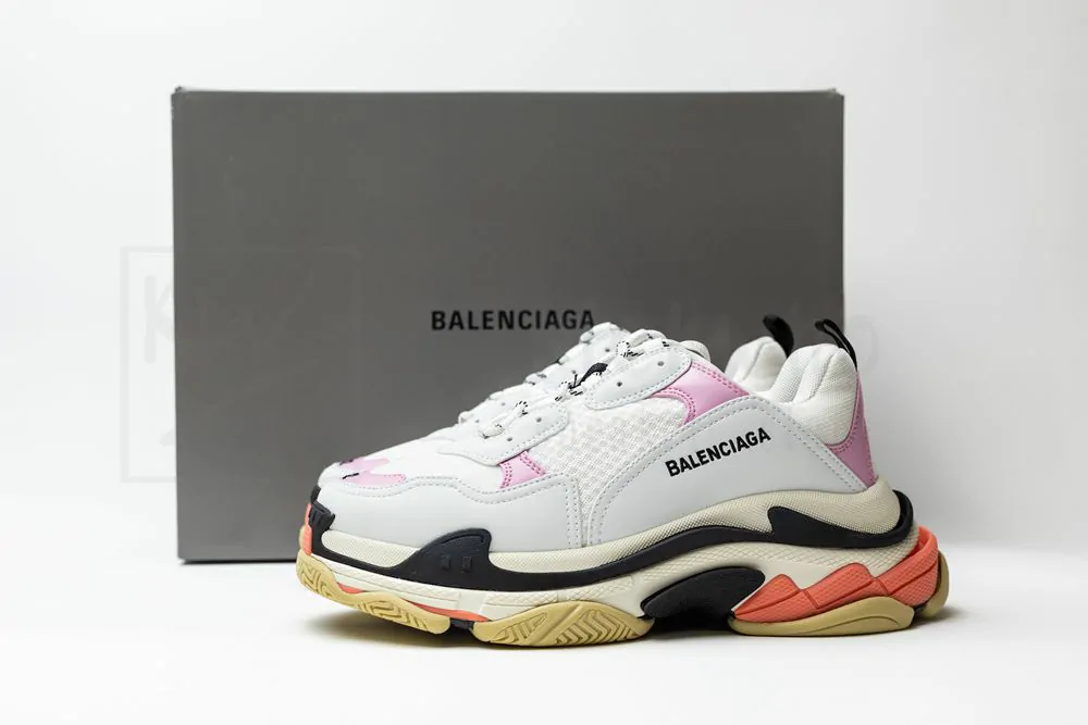 Balenciaga Wmns Triple S 'White Light Pink' - Image 4