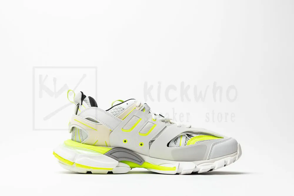 Balenciaga Wmns Track Sneaker 'White Fluo Yellow' - Image 2