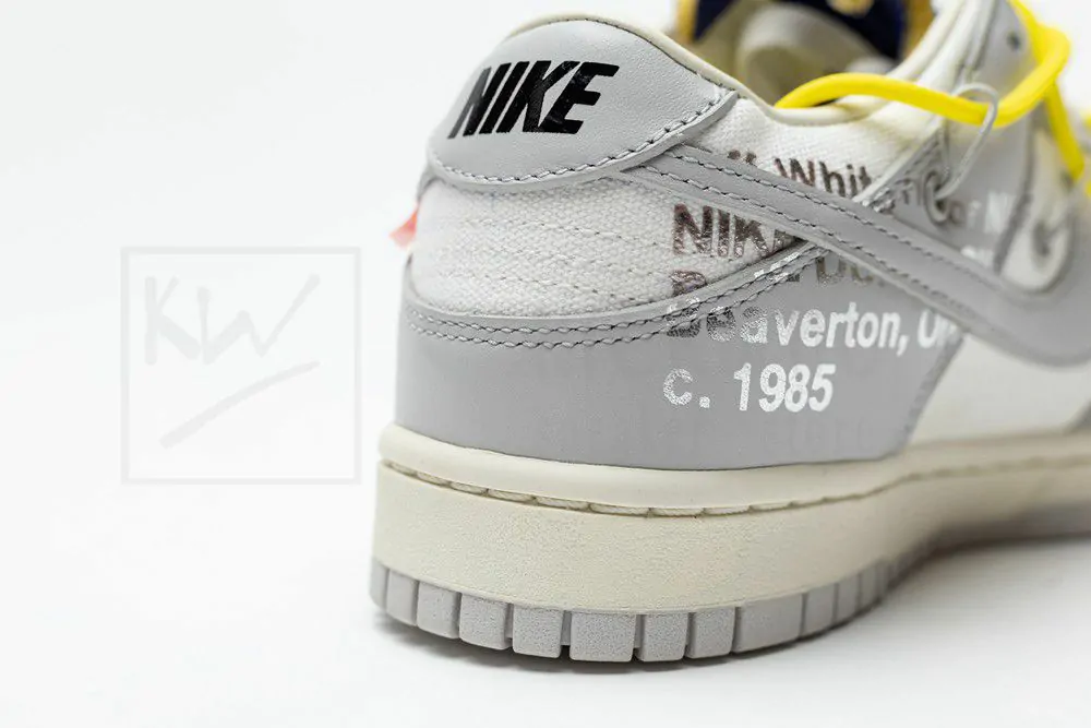 Off-White x Dunk Low 'Lot 27 of 50' - Image 8