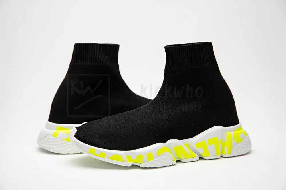 Balenciaga Graffiti Speed Bright Yellow - Image 5