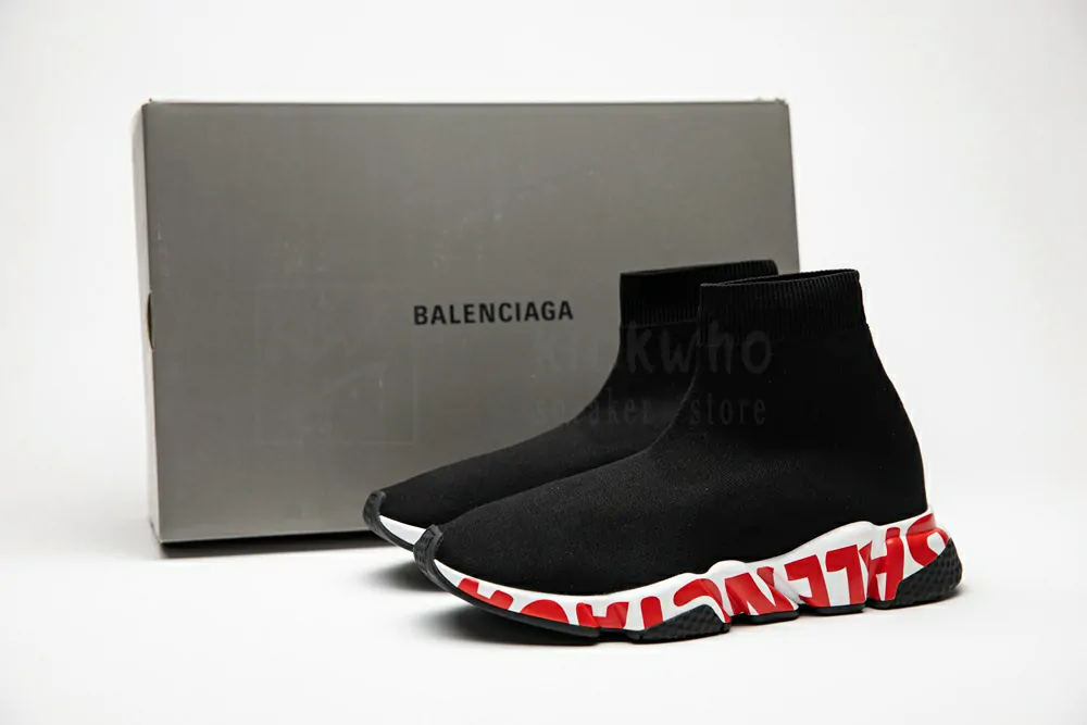 Balenciaga Graffiti Speed Red Sole - Image 4