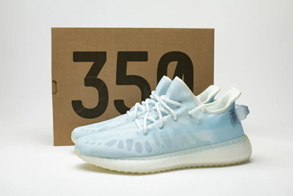 Yeezy Boost 350 V2 'Mono Ice' SALE VERSION GW2869 - Image 4