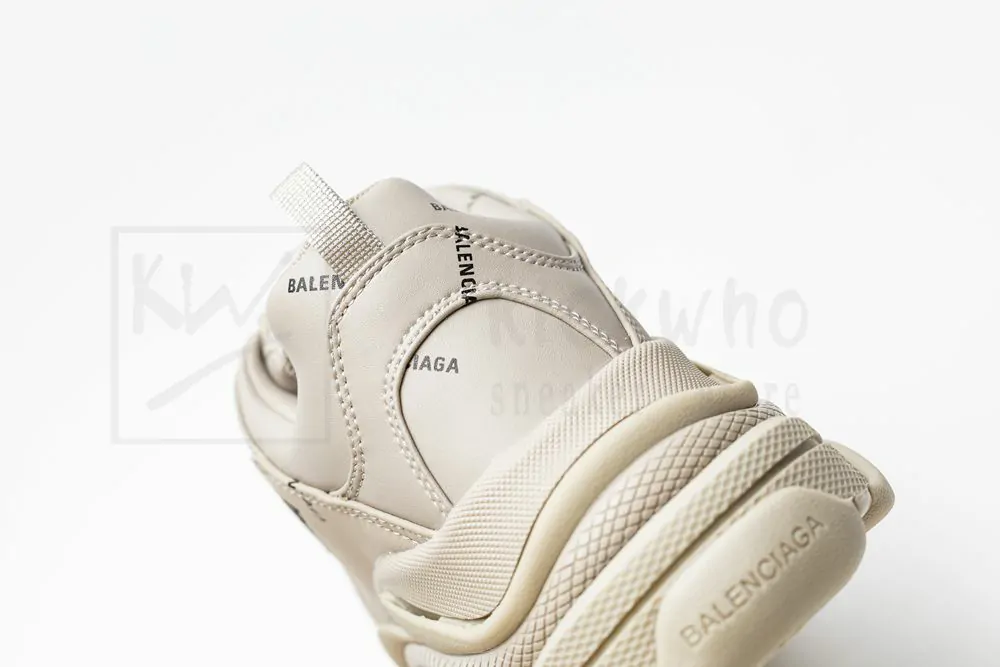 Balenciaga Wmns Triple S Sneaker 'All Over Logo - Beige' - Image 10