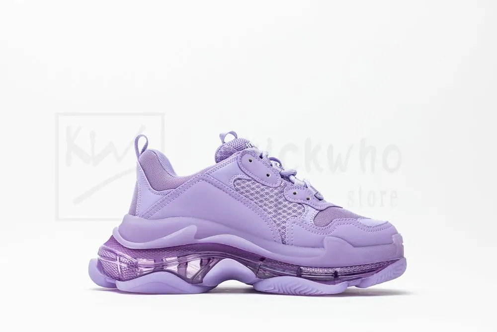 Balenciaga Wmns Triple S Sneaker 'Clear Sole - Light Lilac' - Image 2