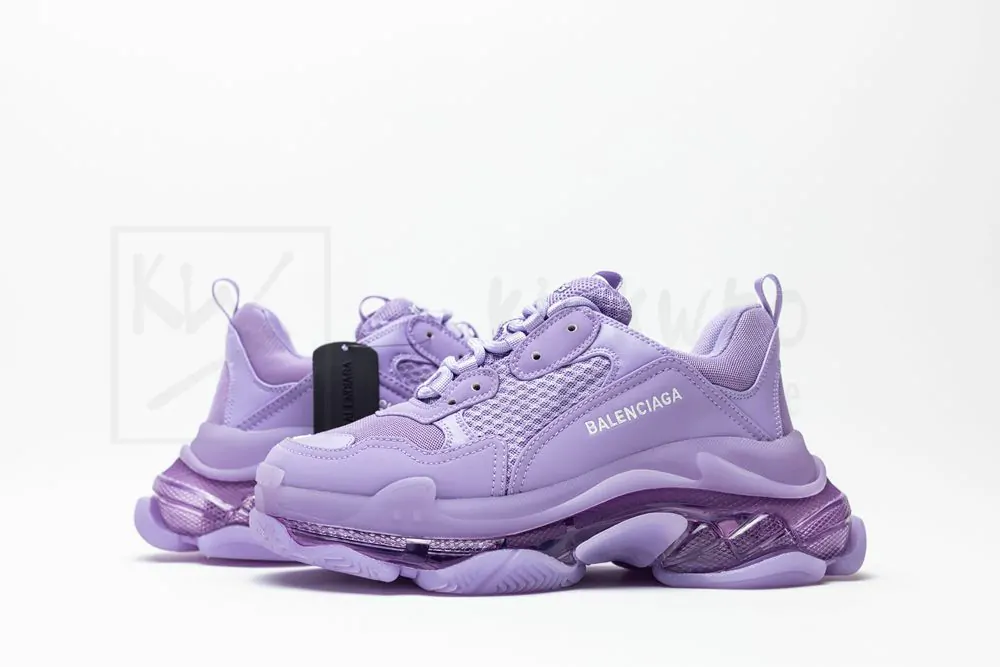 Balenciaga Wmns Triple S Sneaker 'Clear Sole - Light Lilac' - Image 5
