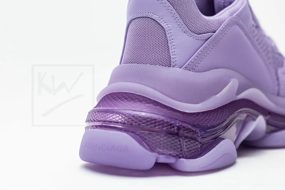 Balenciaga Wmns Triple S Sneaker 'Clear Sole - Light Lilac' - Image 8