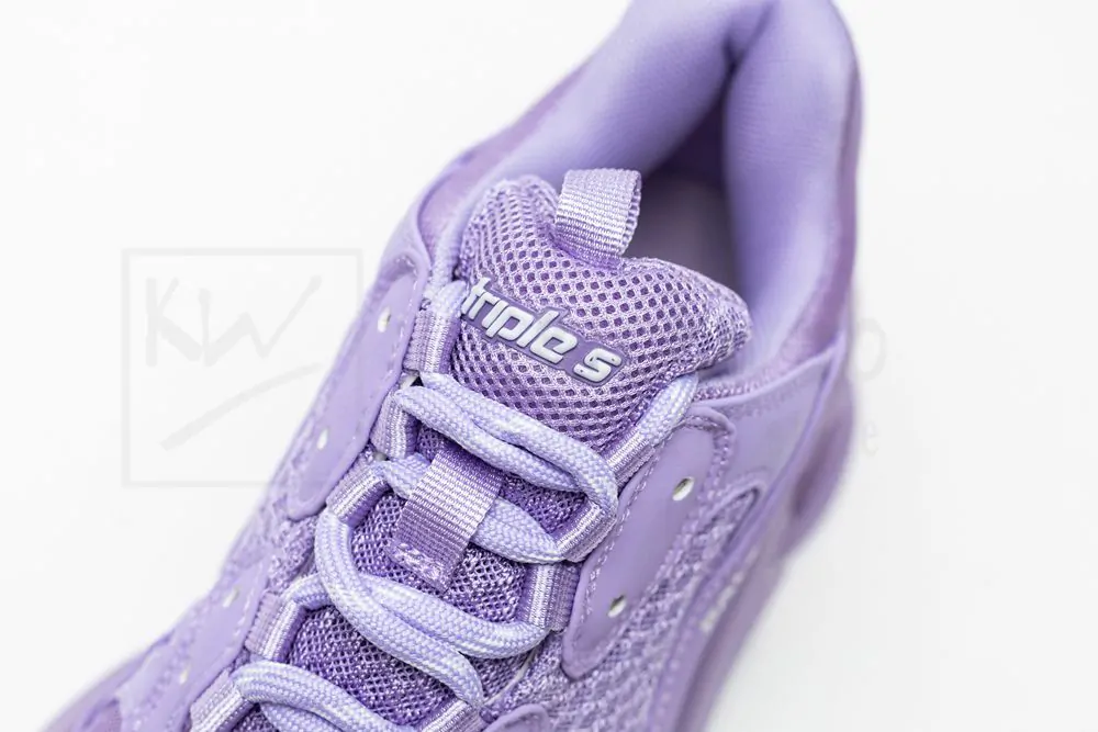 Balenciaga Wmns Triple S Sneaker 'Clear Sole - Light Lilac' - Image 9