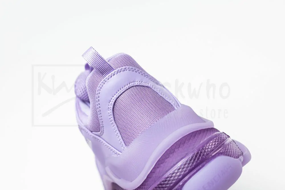 Balenciaga Wmns Triple S Sneaker 'Clear Sole - Light Lilac' - Image 10