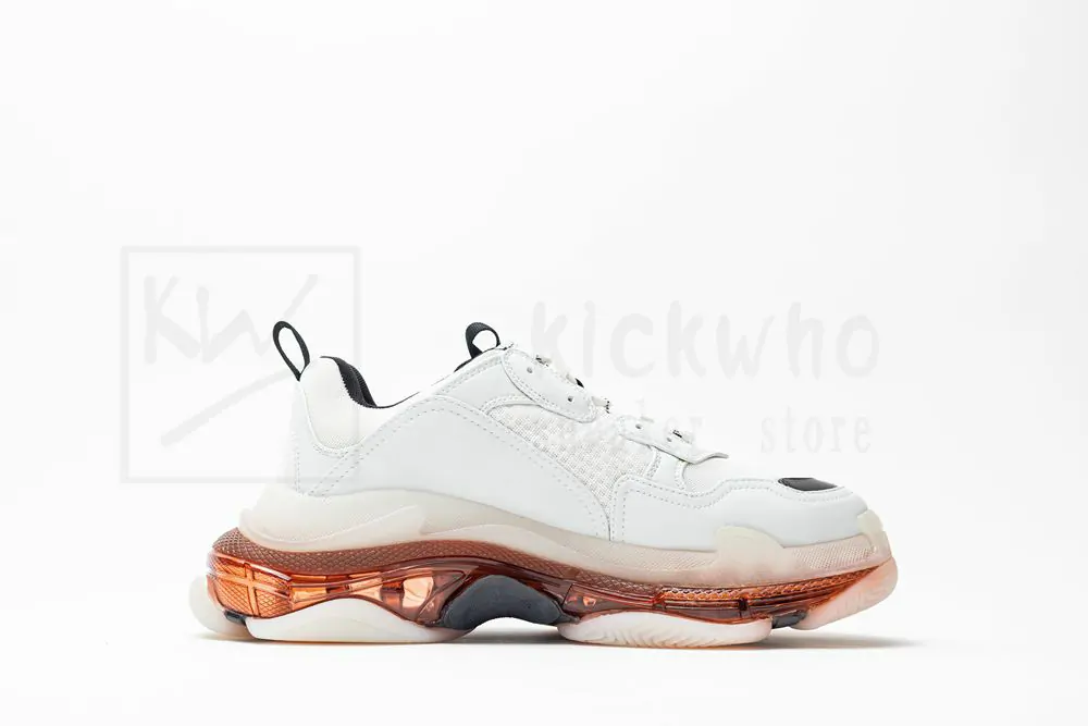 Balenciaga Triple S Sneaker 'Clear Sole - White Red' - Image 2