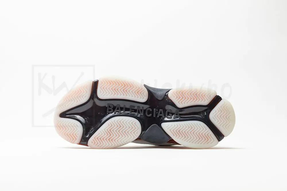Balenciaga Triple S Sneaker 'Clear Sole - White Red' - Image 3