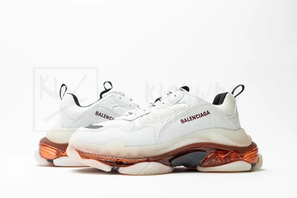 Balenciaga Triple S Sneaker 'Clear Sole - White Red' - Image 5