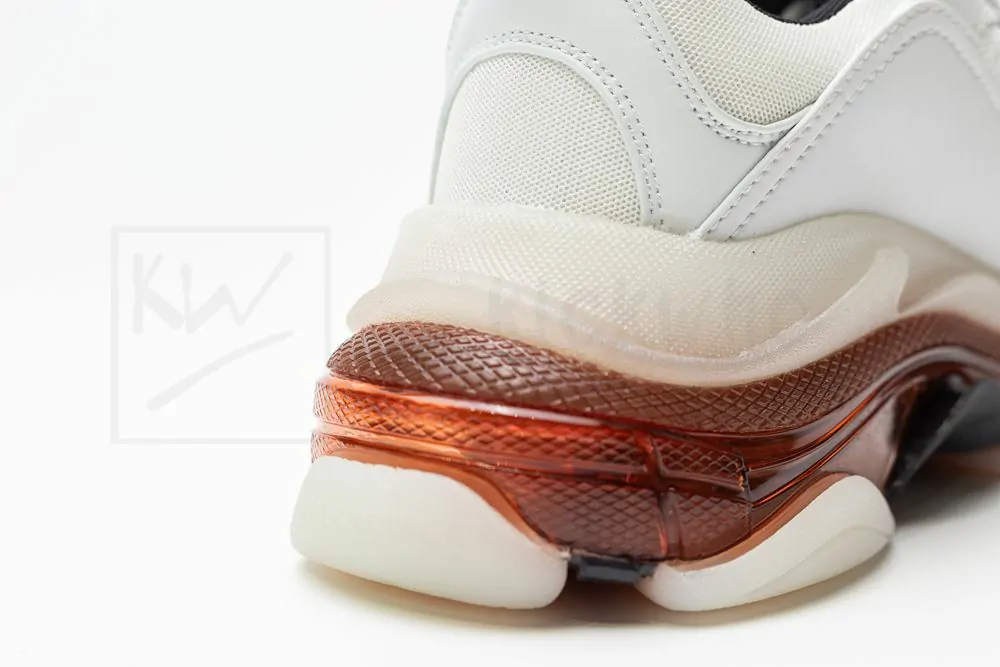 Balenciaga Triple S Sneaker 'Clear Sole - White Red' - Image 8