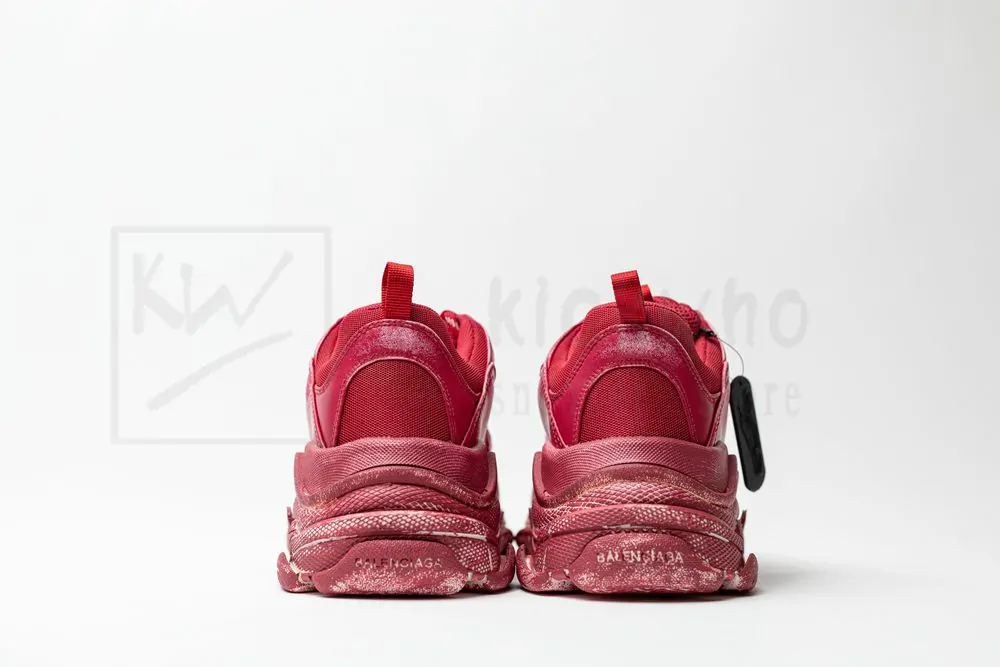Balenciaga Triple S Sneaker 'Dark Red' - Image 6