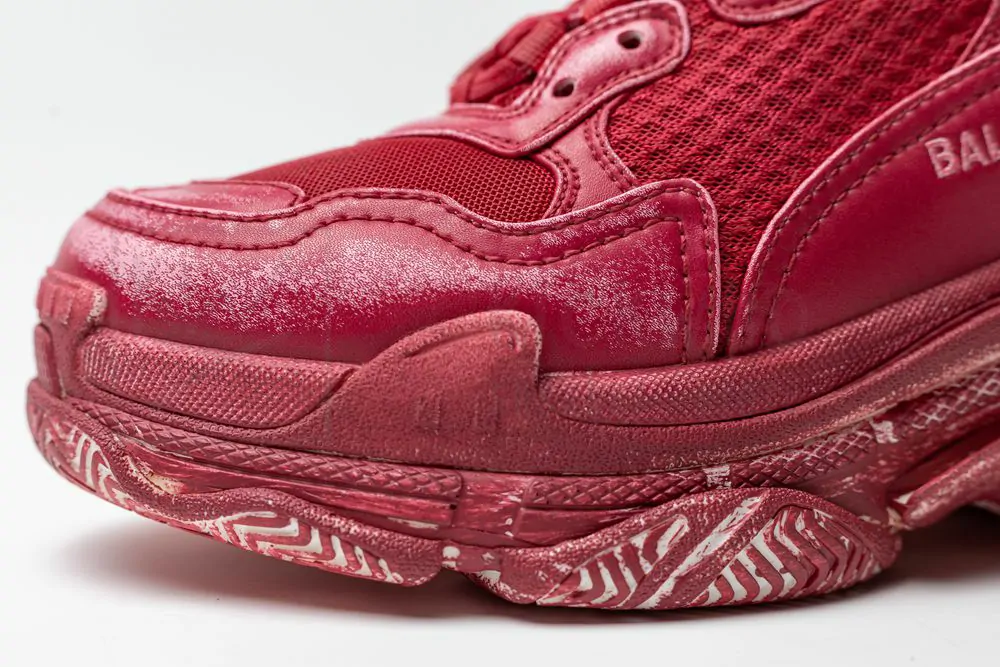 Balenciaga Triple S Sneaker 'Dark Red' - Image 7