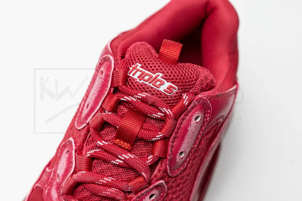 Balenciaga Triple S Sneaker 'Dark Red' - Image 9