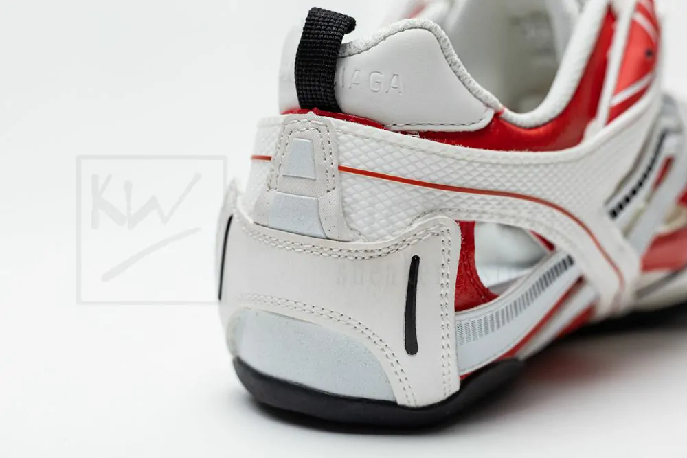 Balenciaga Wmns Drive Sneaker 'Red White' - Image 8