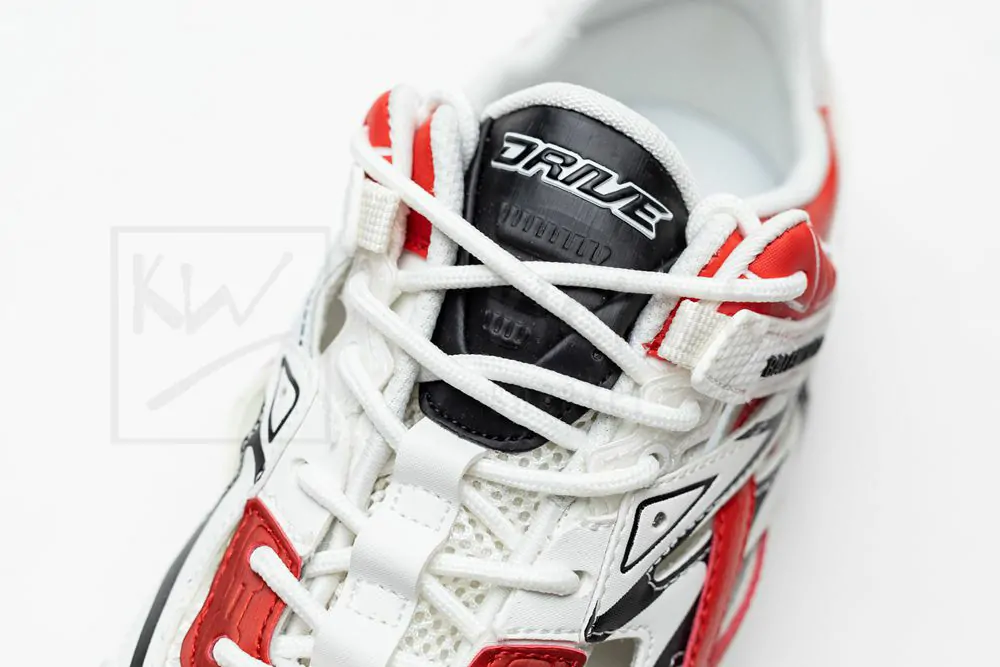 Balenciaga Wmns Drive Sneaker 'Red White' - Image 9