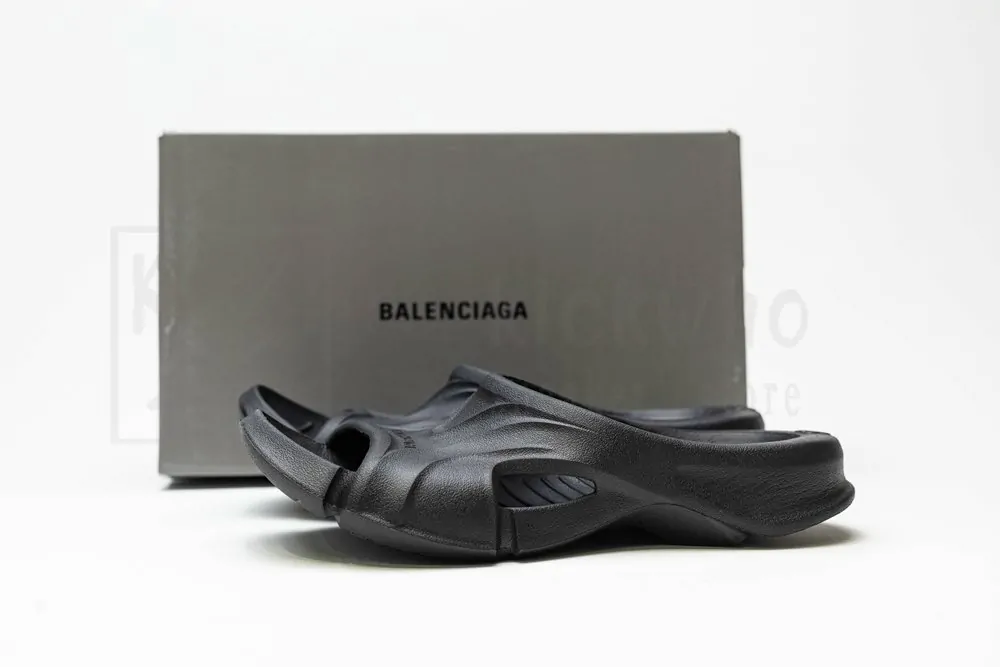 Balenciaga Mold Slide Sandal Black - Image 4
