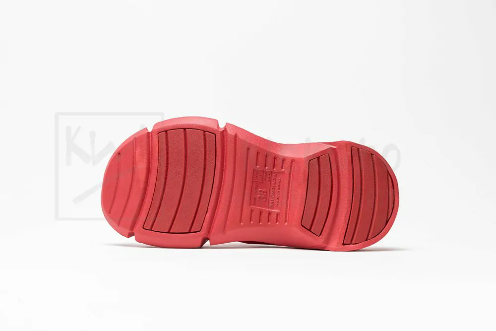 Balenciaga Mold Slide Sandal Red - Image 3