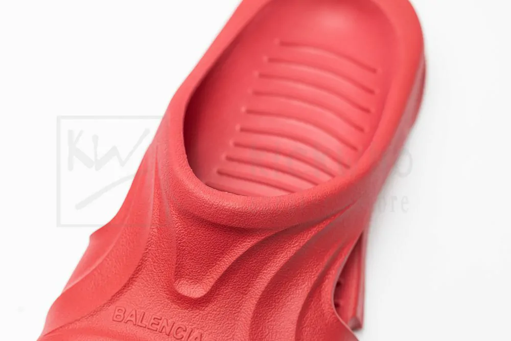 Balenciaga Mold Slide Sandal Red - Image 9