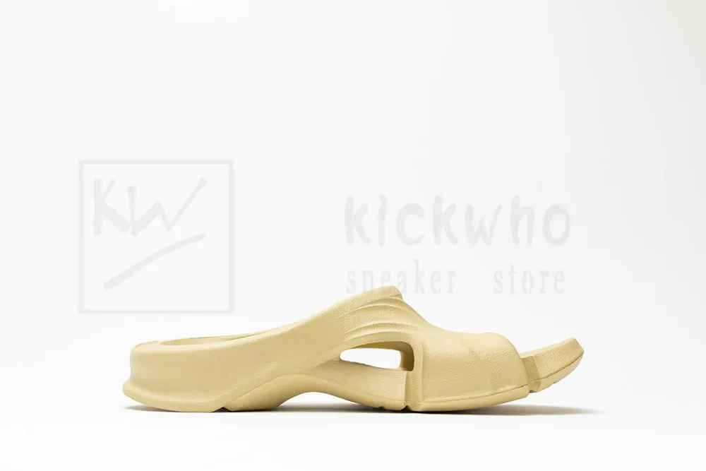 Balenciaga Mold Slide Sandal Beige - Image 2
