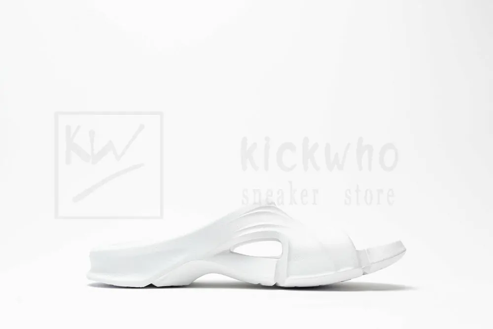Balenciaga Mold Slide Sandal All White - Image 2