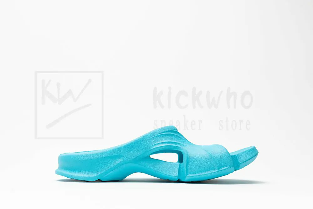 Balenciaga Mold Slide Sandal Blue - Image 2