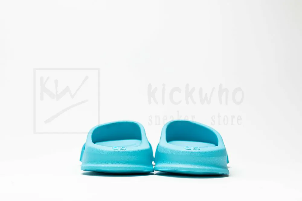 Balenciaga Mold Slide Sandal Blue - Image 6