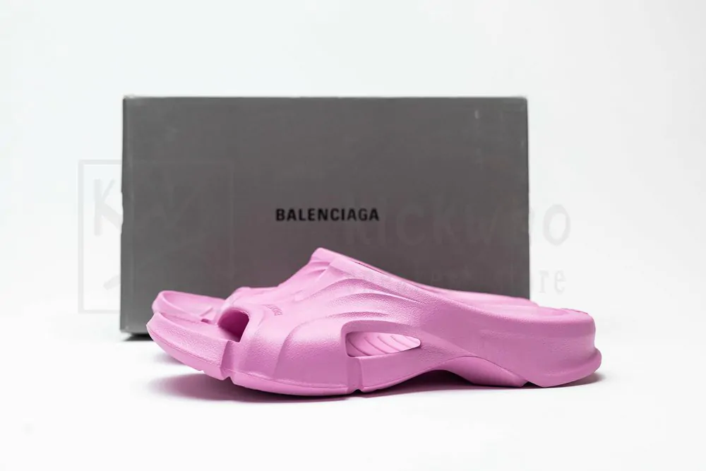 Balenciaga Mold Slide Sandal Pink - Image 4