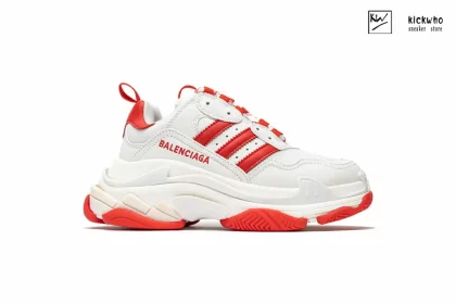 Adidas x Balenciaga Triple-S White Red