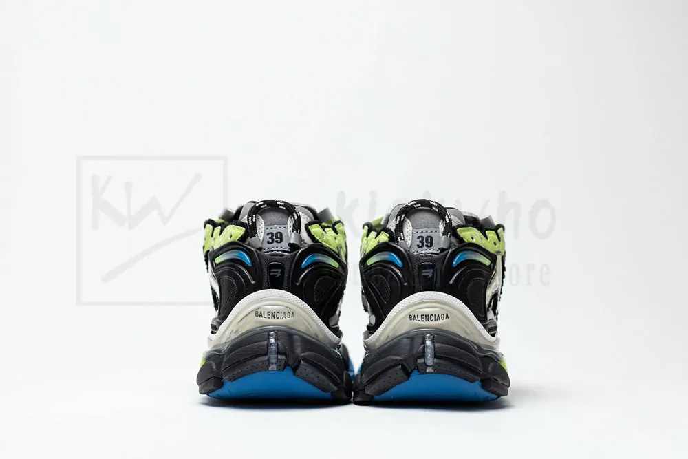 Balenciaga Runner Green Blue Black Grey - Image 6