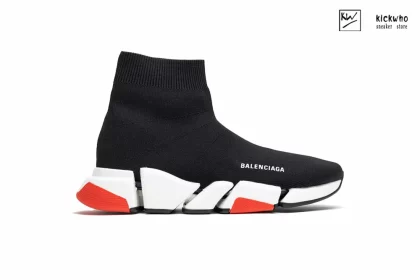 Balenciaga Wmns Speed 2.0 Sneaker 'Black Red'