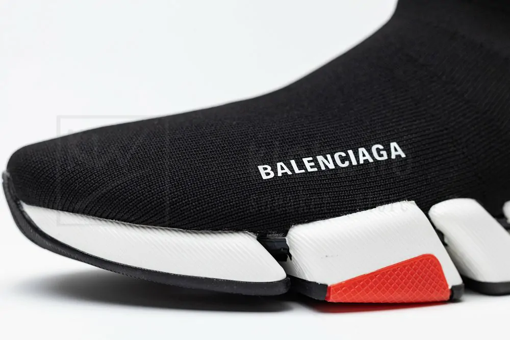 Balenciaga Wmns Speed 2.0 Sneaker 'Black Red' - Image 7