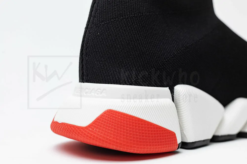 Balenciaga Wmns Speed 2.0 Sneaker 'Black Red' - Image 8