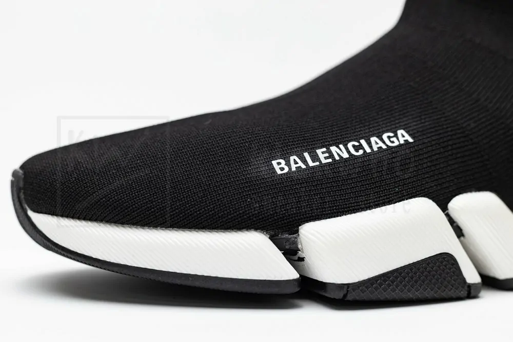 Balenciaga Wmns Speed 2.0 Sneaker 'Black White' - Image 7